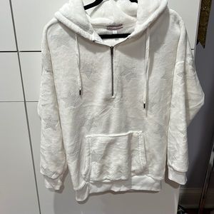 Pj salvage fuzzy sweatshirt-new